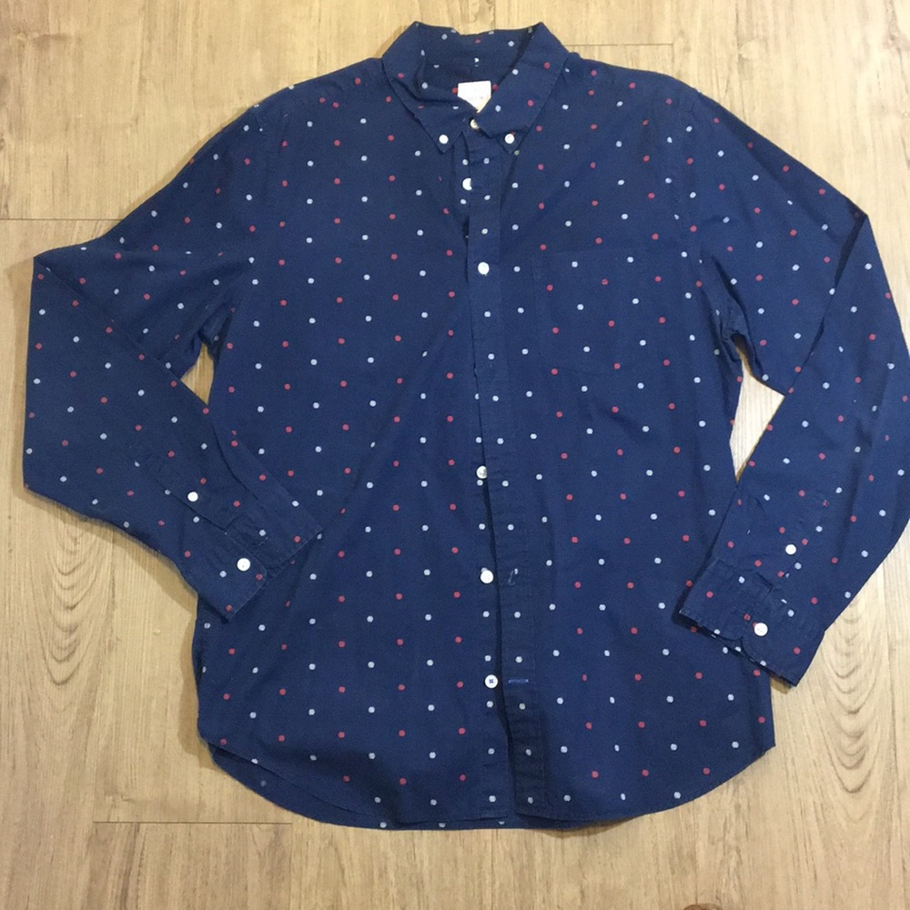 Gap Navy Blue Casual Button Down Shirt